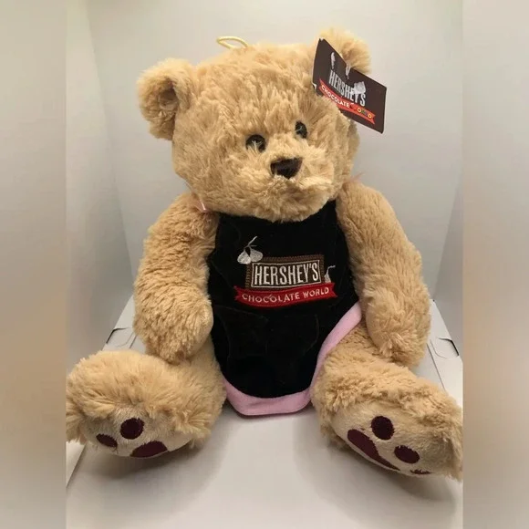 Hershey’s Chocolate World Teddy Bear Plush in Dress - Picture 6 of 7